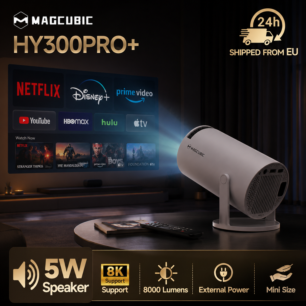 Proyector Portátil Magcubic HY300 Pro - Android, WiFi, 290 ANSI